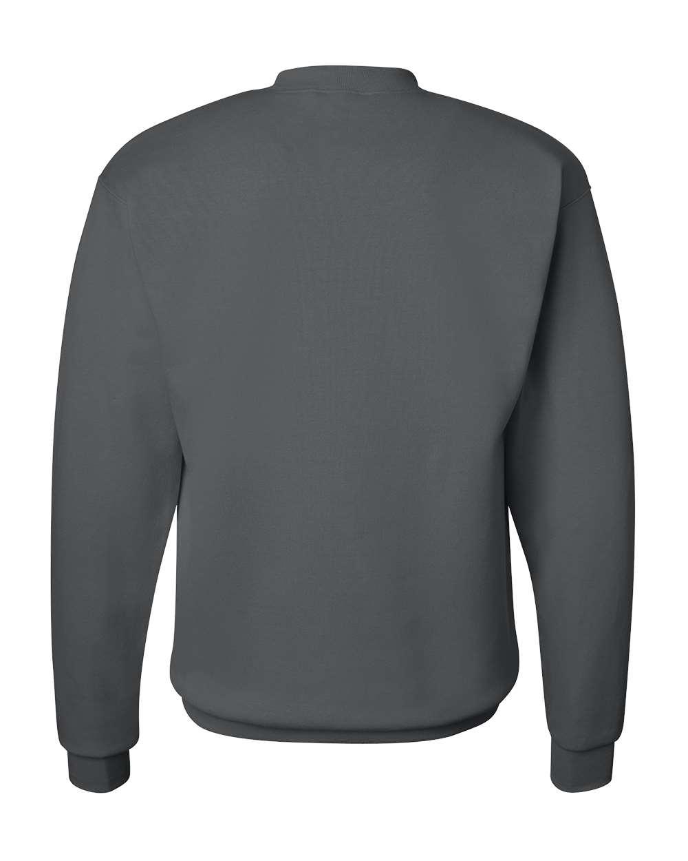 P160 Hanes EcoSmart Unisex Crewneck Fleece Sweatshirt - Back Image