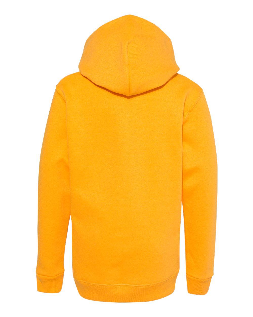 P473 Hanes Youth EcoSmart 50/50 Pullover Hooded Sweatshirt - Back Image