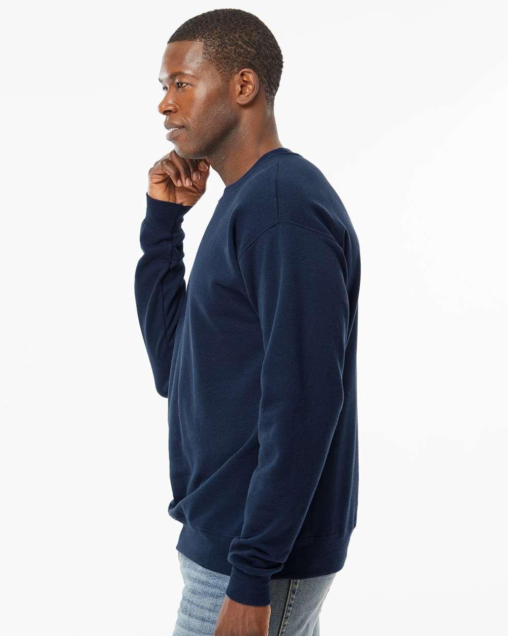 RS160 Hanes Perfect Fleece Crewneck Sweatshirt - Siide Image