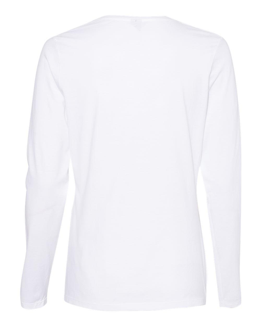 S04LS Hanes Perfect-T Women’s Long Sleeve Scoopneck T-Shirt S04LS Hanes Perfect-T Women’s Long Sleeve Scoopneck T-Shirt - Back Image