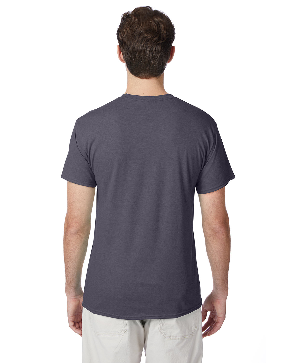 42TB Hanes Perfect-T Triblend Short Sleeve T-Shirt - Back Image