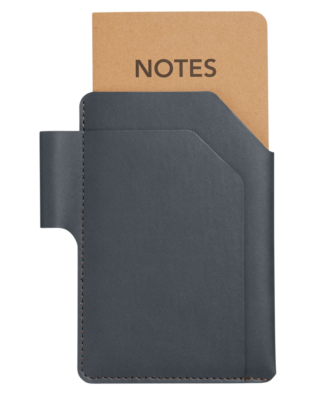 M006 Harriton Recycled PU Ground Jotter Notebook and Cover