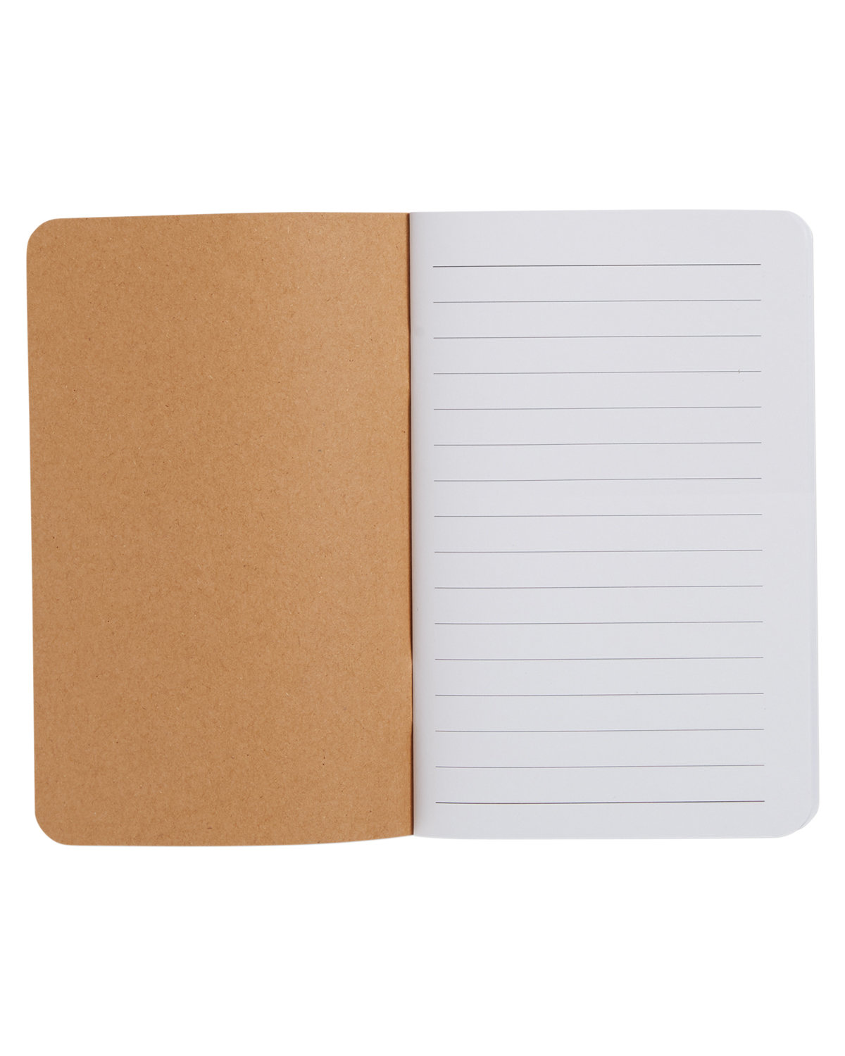 M006 Harriton Recycled PU Ground Jotter Notebook and Cover - Siide Image