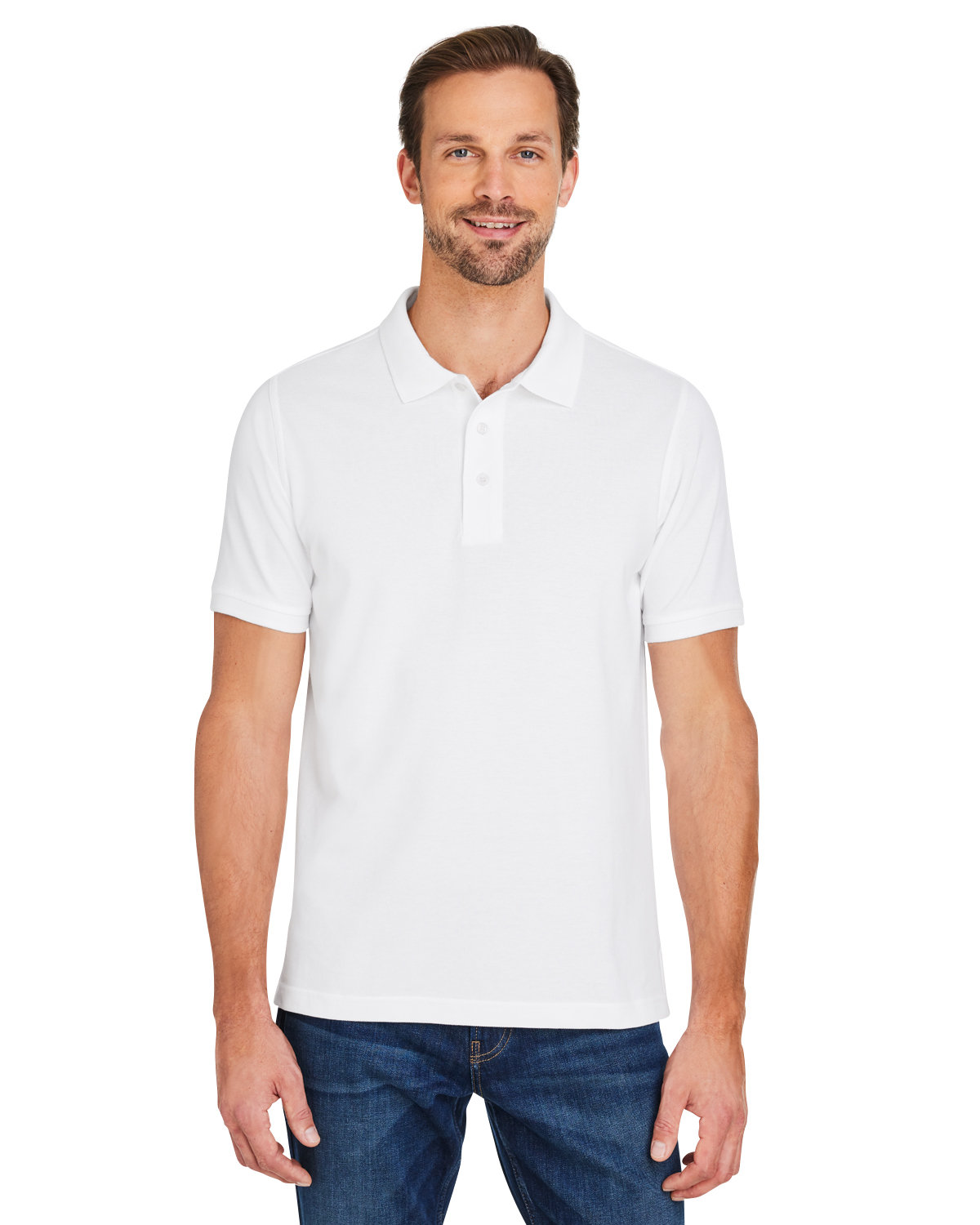 M205 Harriton Mens Valiant Cotton Snag Protect Polo M205 Harriton Mens Valiant Cotton Snag Protect Polo