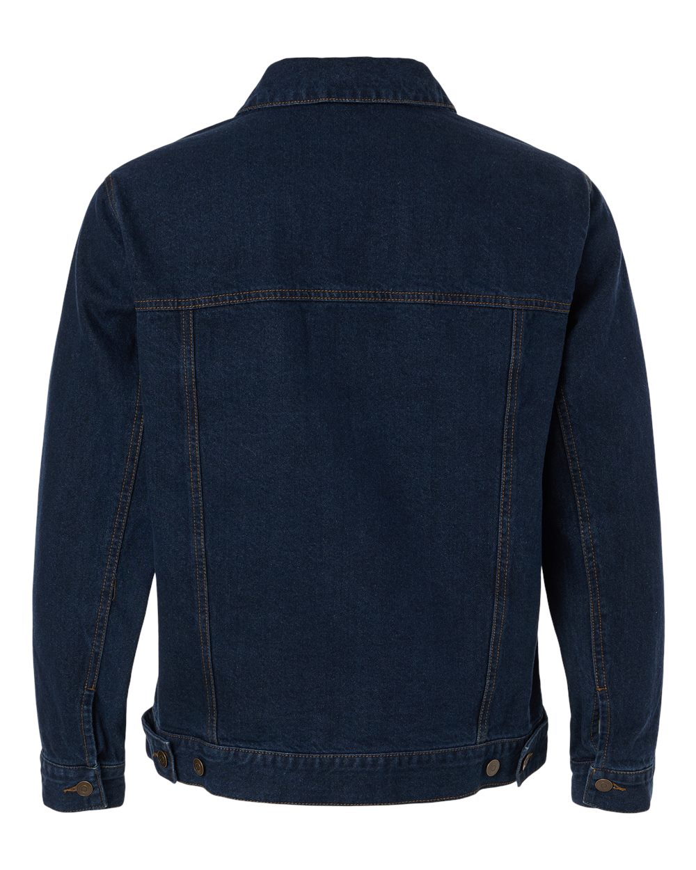 M75 Harriton Unisex Cooper Denim Jacket - Back Image