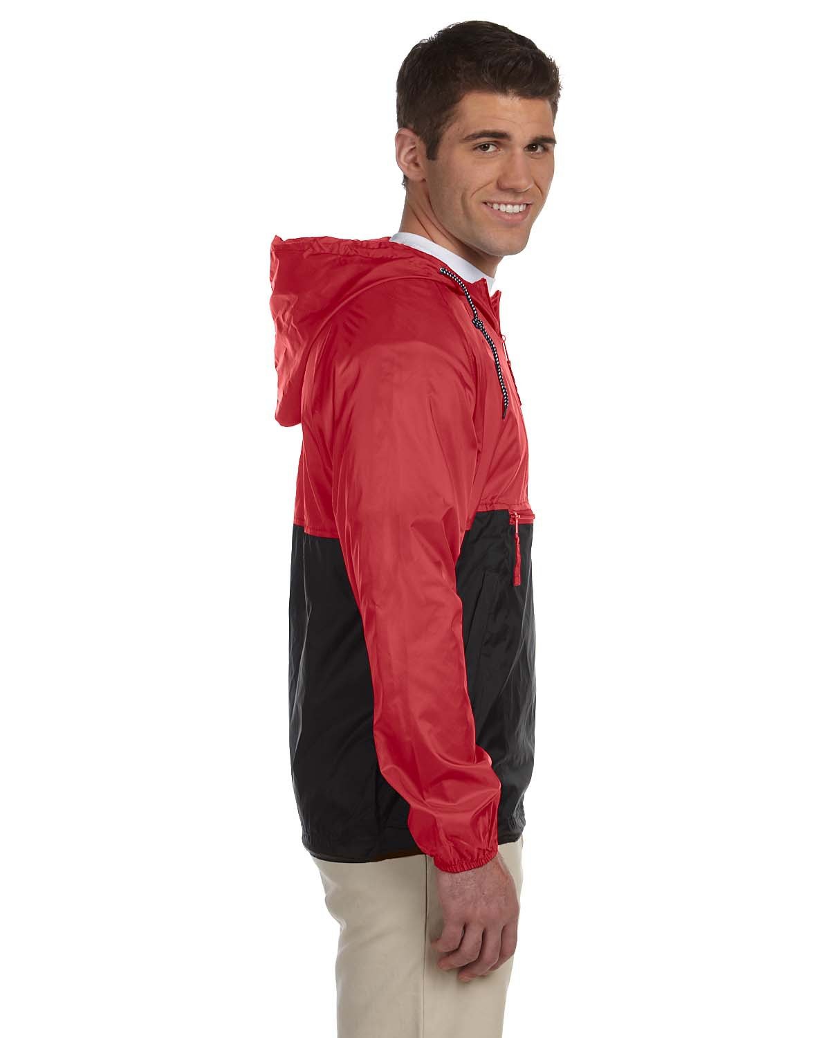 M750 Harriton Adult Packable Nylon Jacket - Siide Image