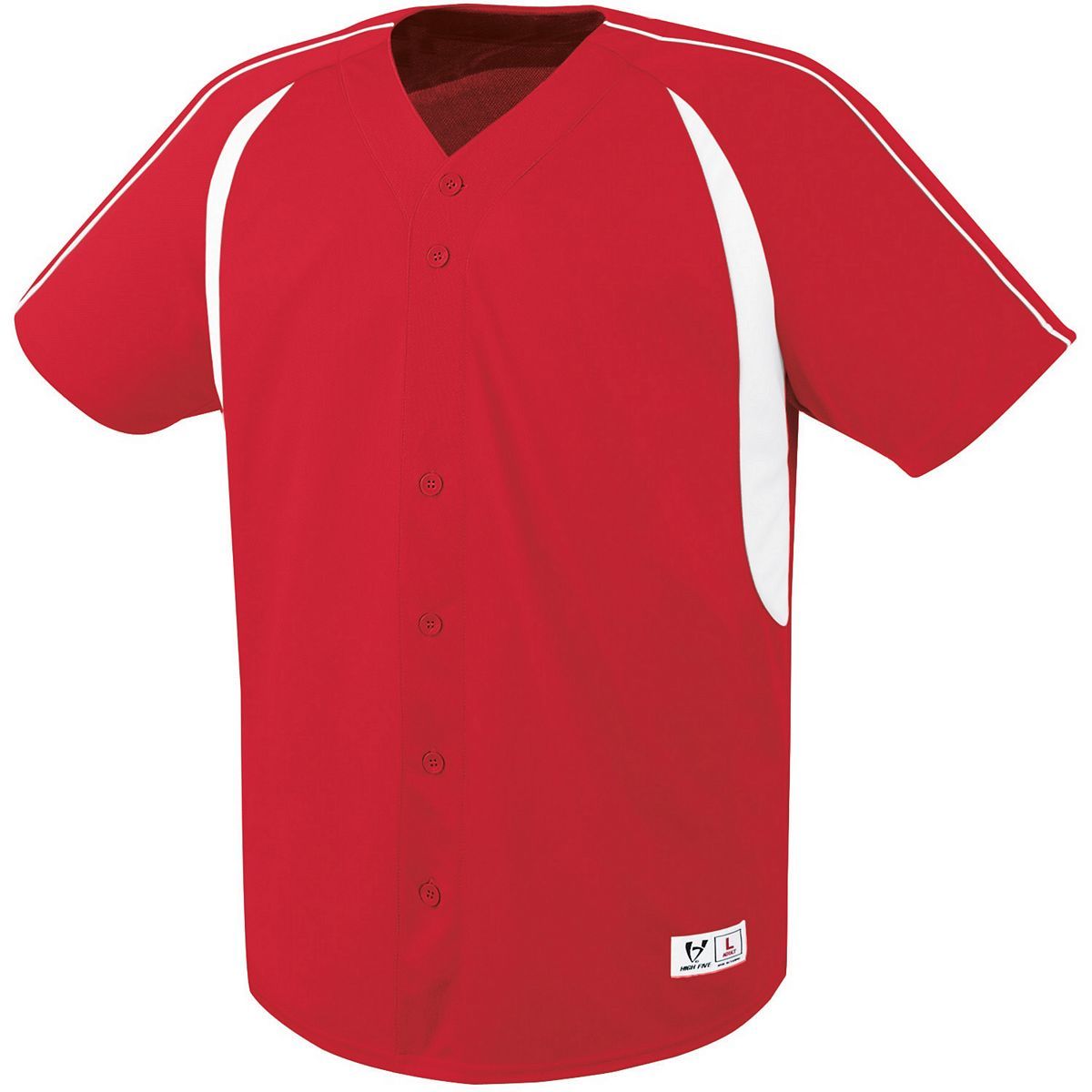 312081 HIGH FIVE YOUTH IMPACT FULL-BUTTON JERSEY - Back Image