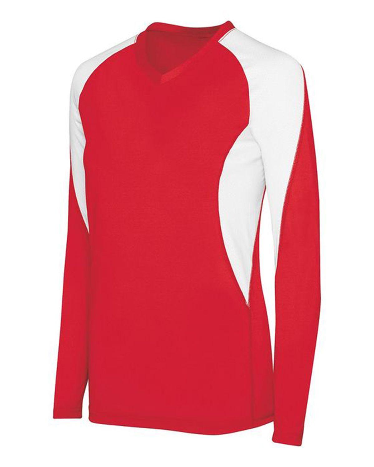 342183 HIGH FIVE GIRLS LONG SLEEVE COURT JERSEY Zoom Image
