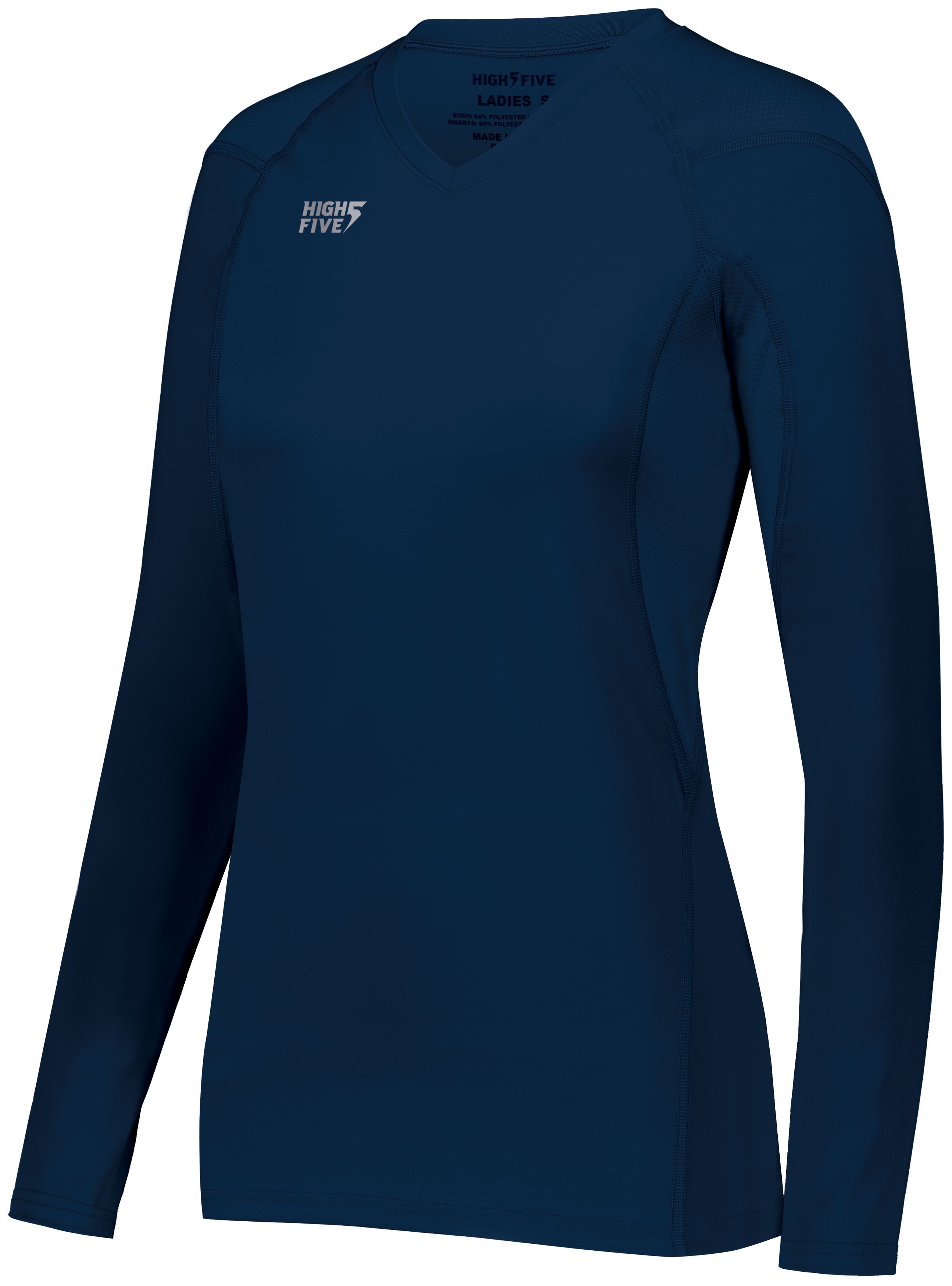 342212 HIGH FIVE Ladies TruHit Long Sleeve Jersey 342212 HIGH FIVE Ladies TruHit Long Sleeve Jersey - Back Image