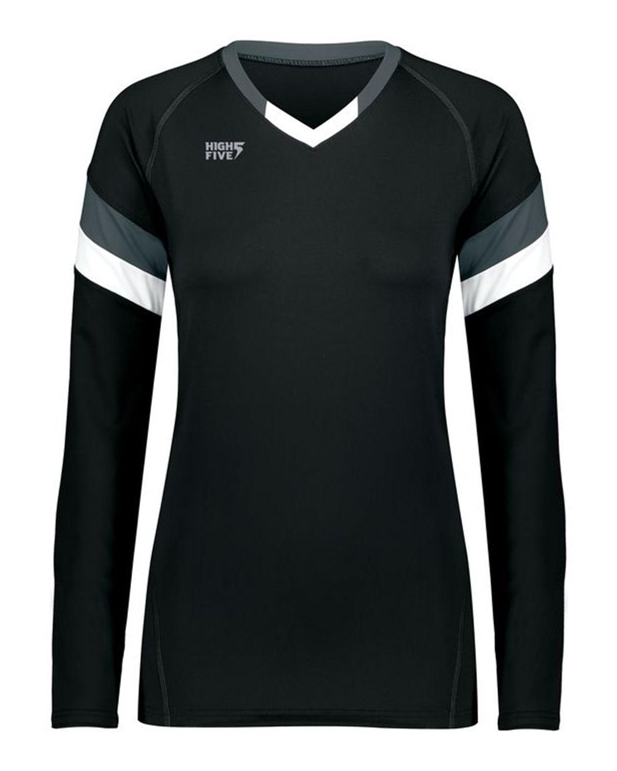 342242 HIGH FIVE Ladies TruHit Tri-Color Long Sleeve Jersey 342242 HIGH FIVE Ladies TruHit Tri-Color Long Sleeve Jersey