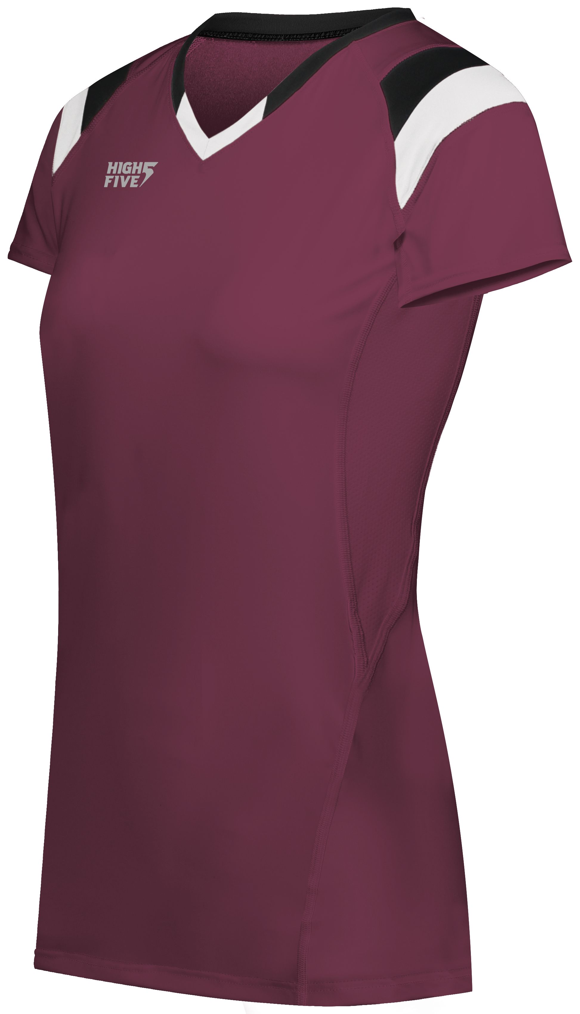 342253 HIGH FIVE Girls TruHit Tri-Color Short Sleeve Jersey - Siide Image