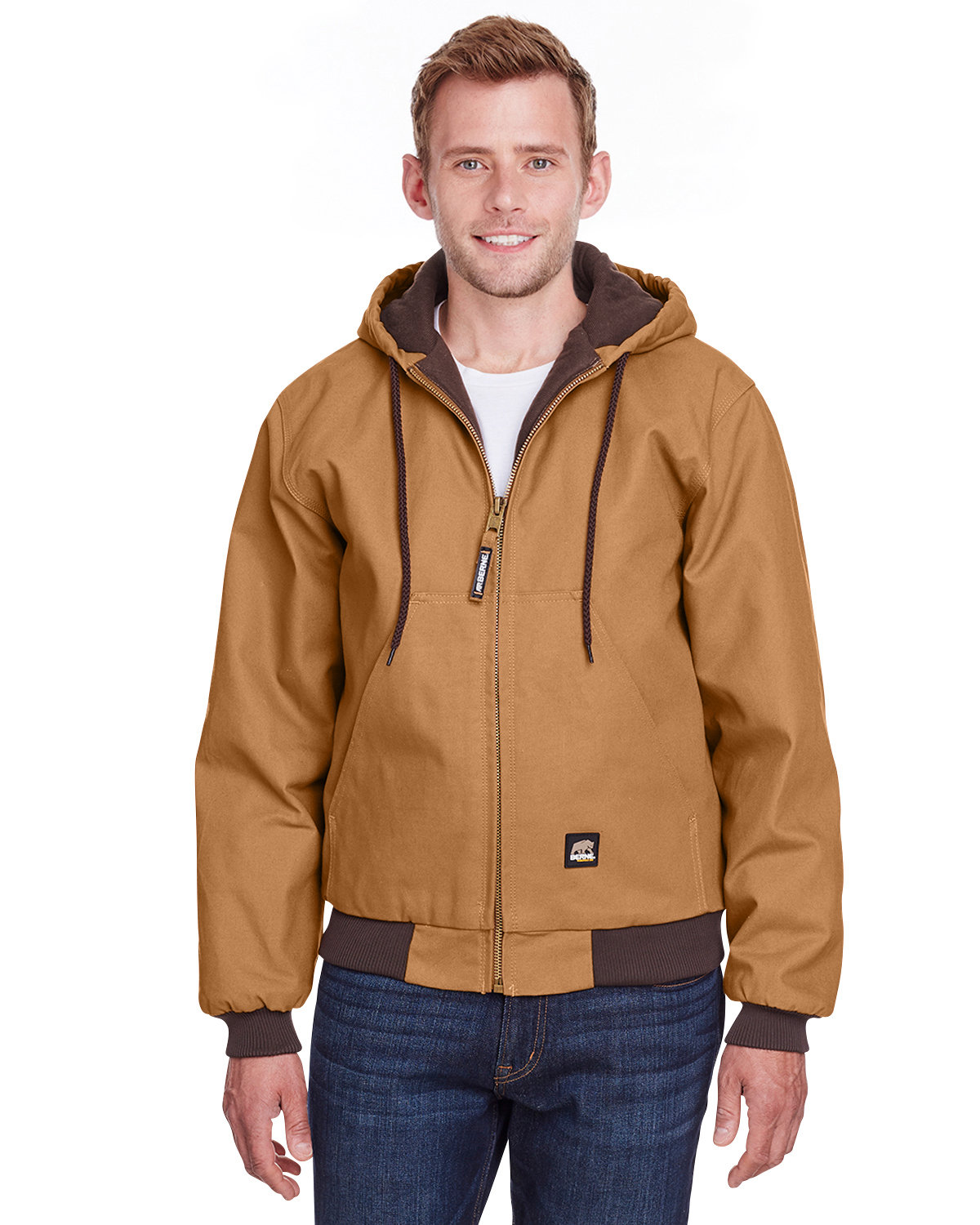HJ51 Berne Mens Heritage Hooded Jacket Zoom Image
