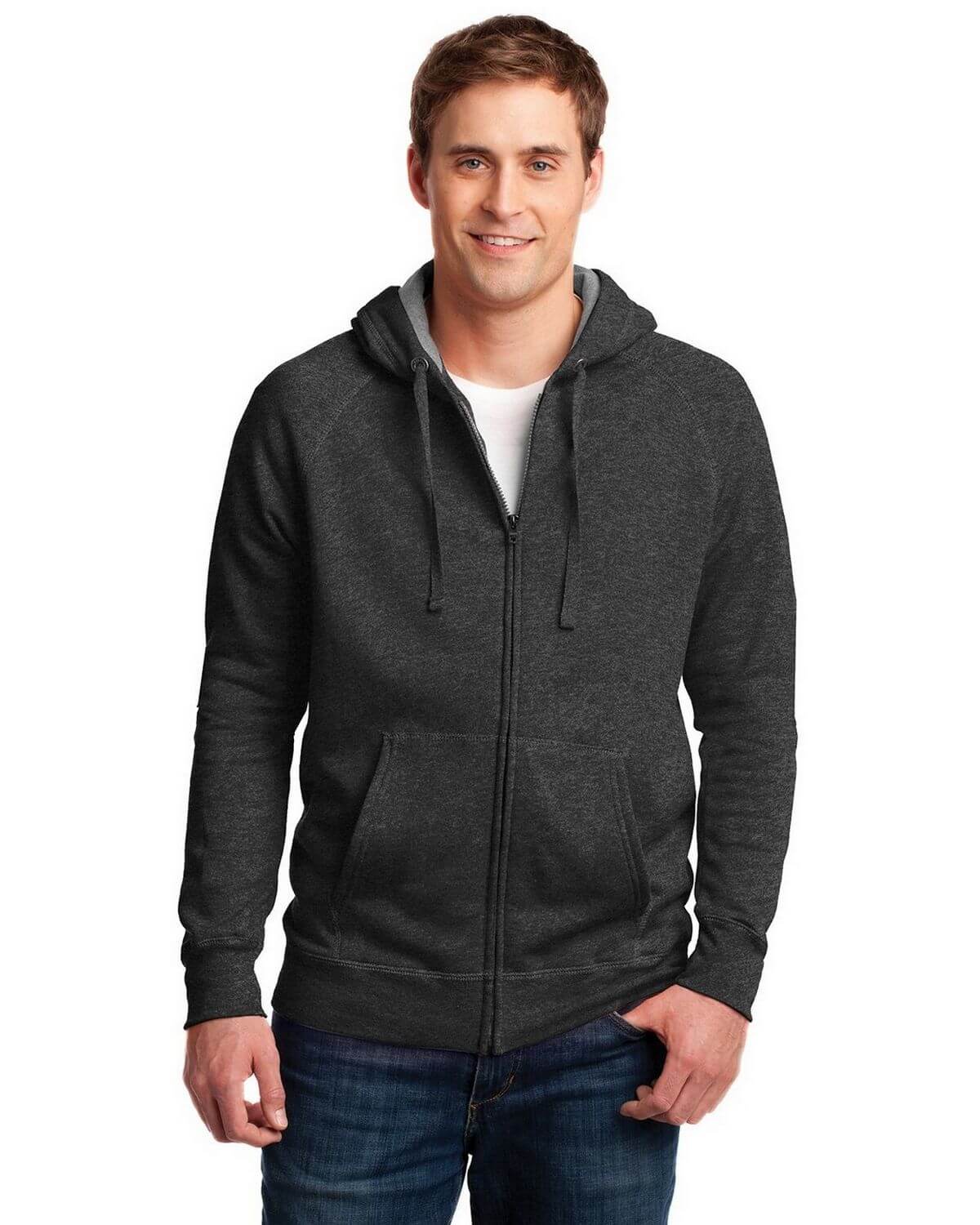 HN280 Hanes Nano Full-Zip Hooded Sweatshirt.