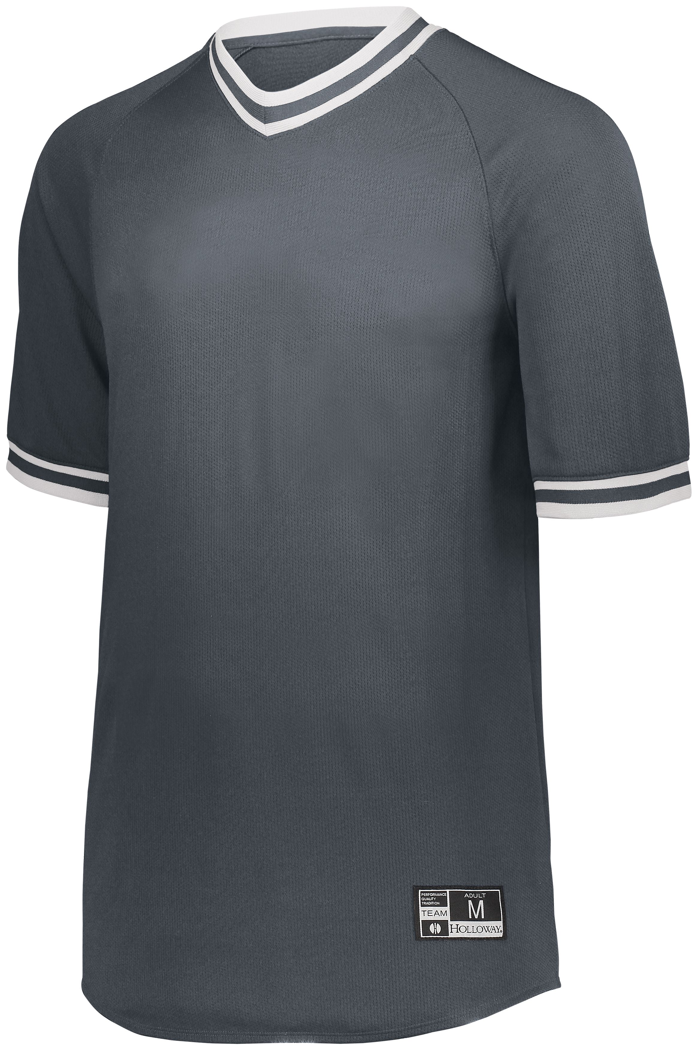221021 Holloway Retro V-Neck Baseball Jersey 221021 Holloway Retro V-Neck Baseball Jersey - Siide Image