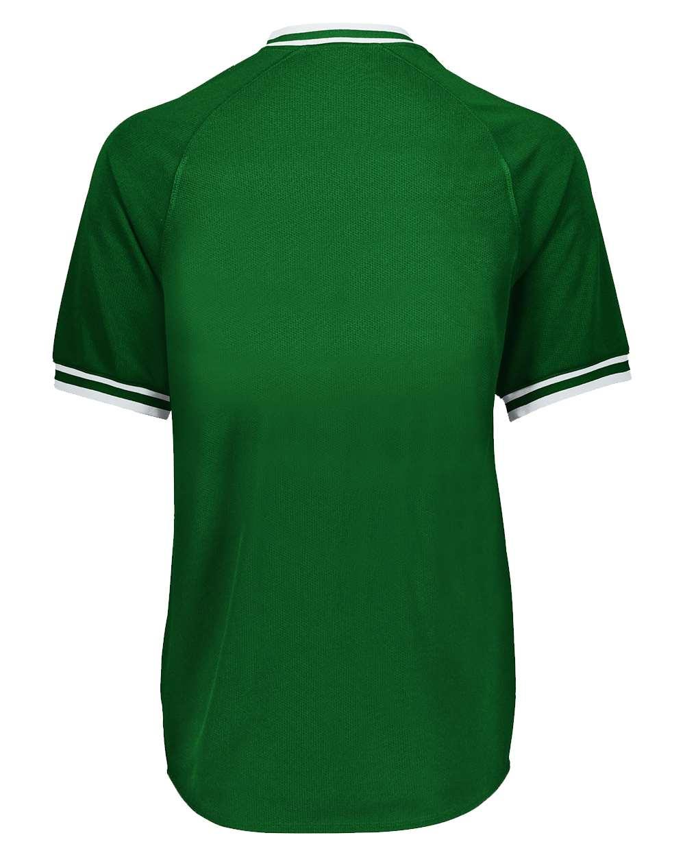 Holloway Direct to Film (DTF) 221221 Youth Retro V-Neck Baseball Jersey Holloway Direct to Film (DTF) 221221 Youth Retro V-Neck Baseball Jersey - Back Image