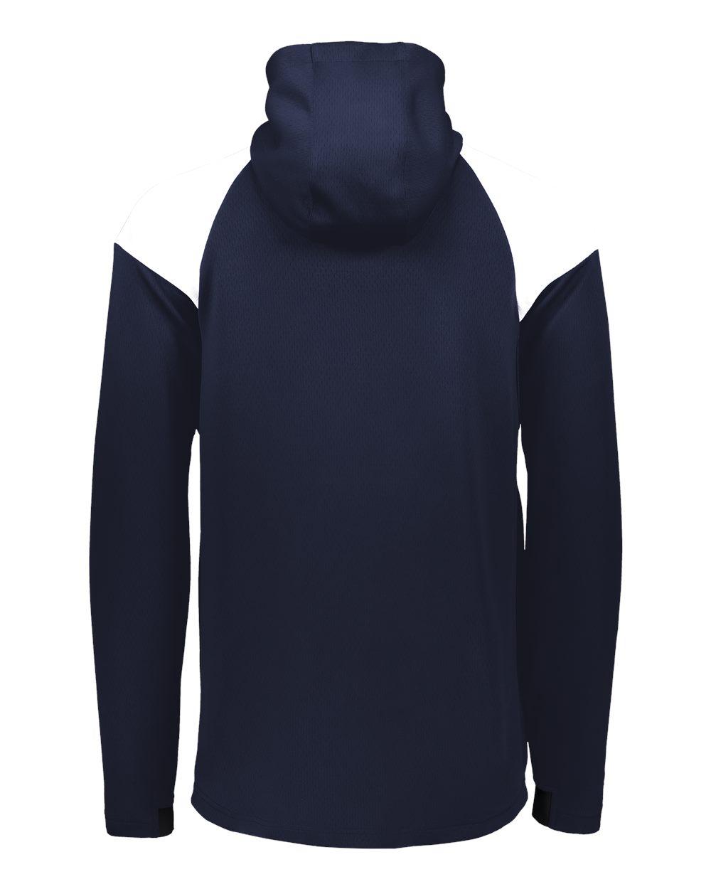 222584 Holloway Limitless Quarter-Zip Hooded Pullover - Back Image