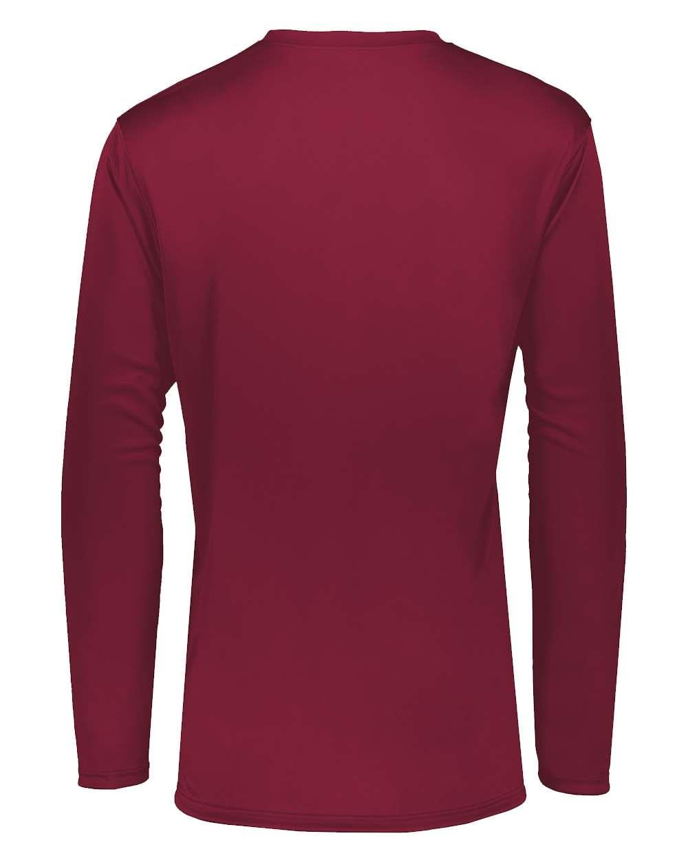222822 Holloway Momentum Long Sleeve Tee - Back Image