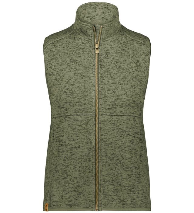 223742 HOLLOWAY Ladies Alpine Sweater Fleece Vest 223742 HOLLOWAY Ladies Alpine Sweater Fleece Vest