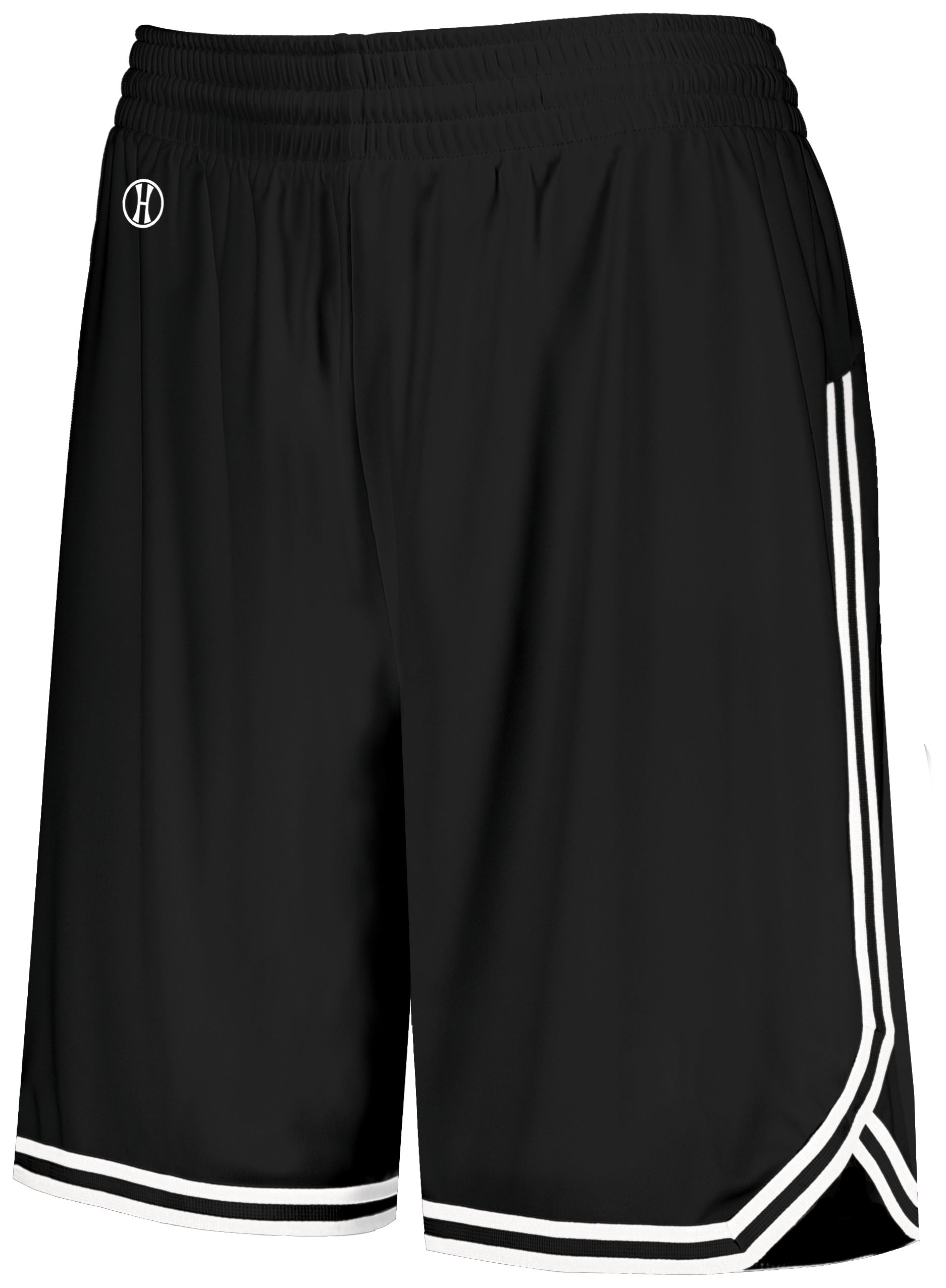 224377 HOLLOWAY LADIES RETRO BASKETBALL SHORTS 224377 HOLLOWAY LADIES RETRO BASKETBALL SHORTS - Back Image