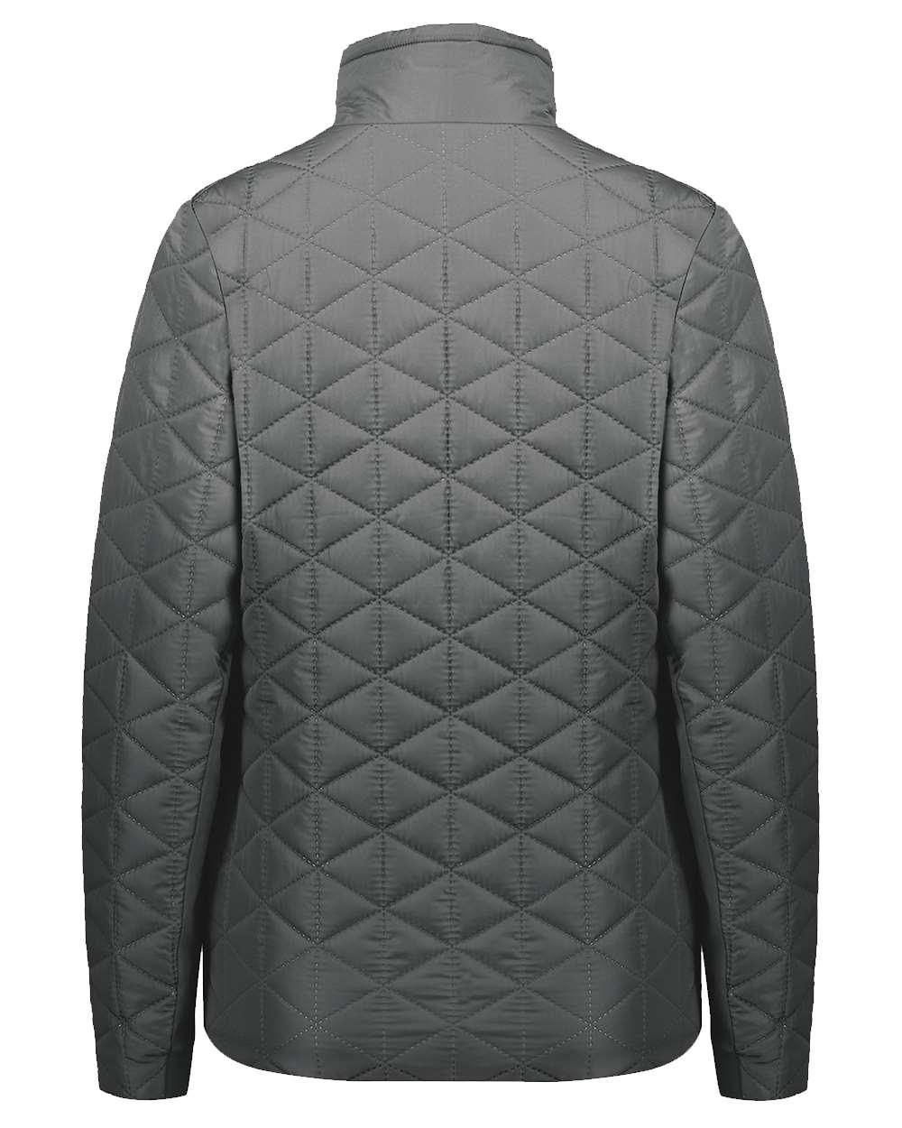 229716 Holloway Womens Repreve Eco Quilted Jacket - Back Image
