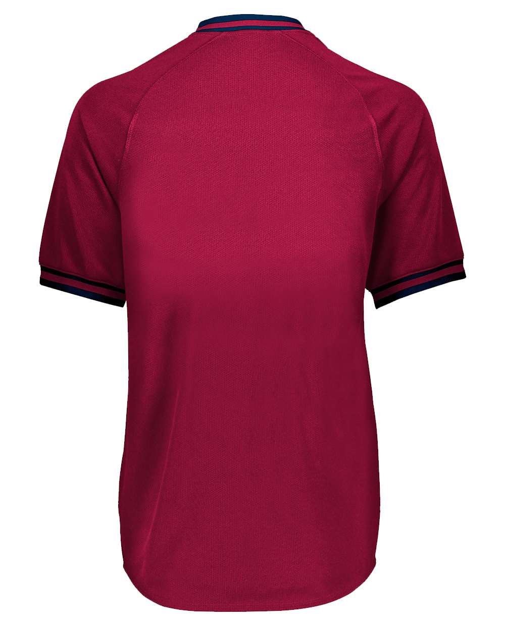 221021 Holloway Retro V-Neck Baseball Jersey - Back Image