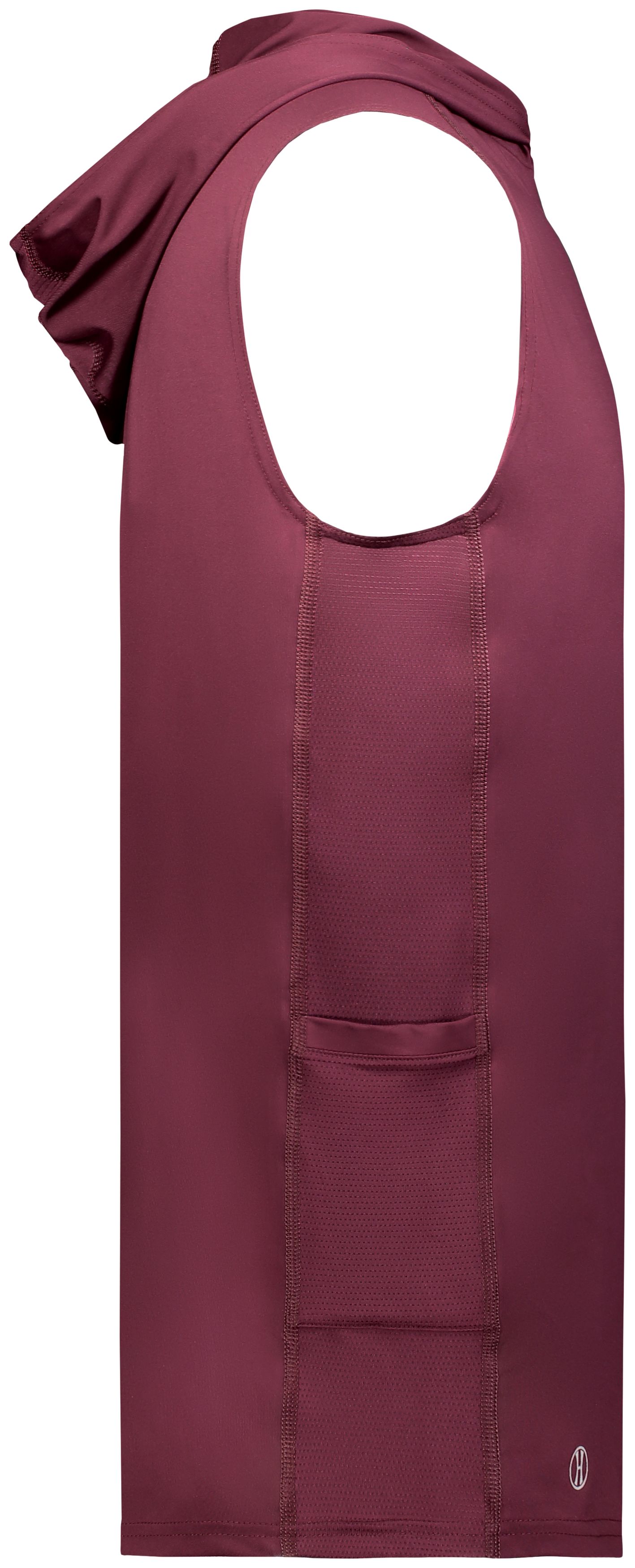 222590 HOLLOWAY CoolcoreA Sleeveless Hoodie 222590 HOLLOWAY CoolcoreA Sleeveless Hoodie - Siide Image