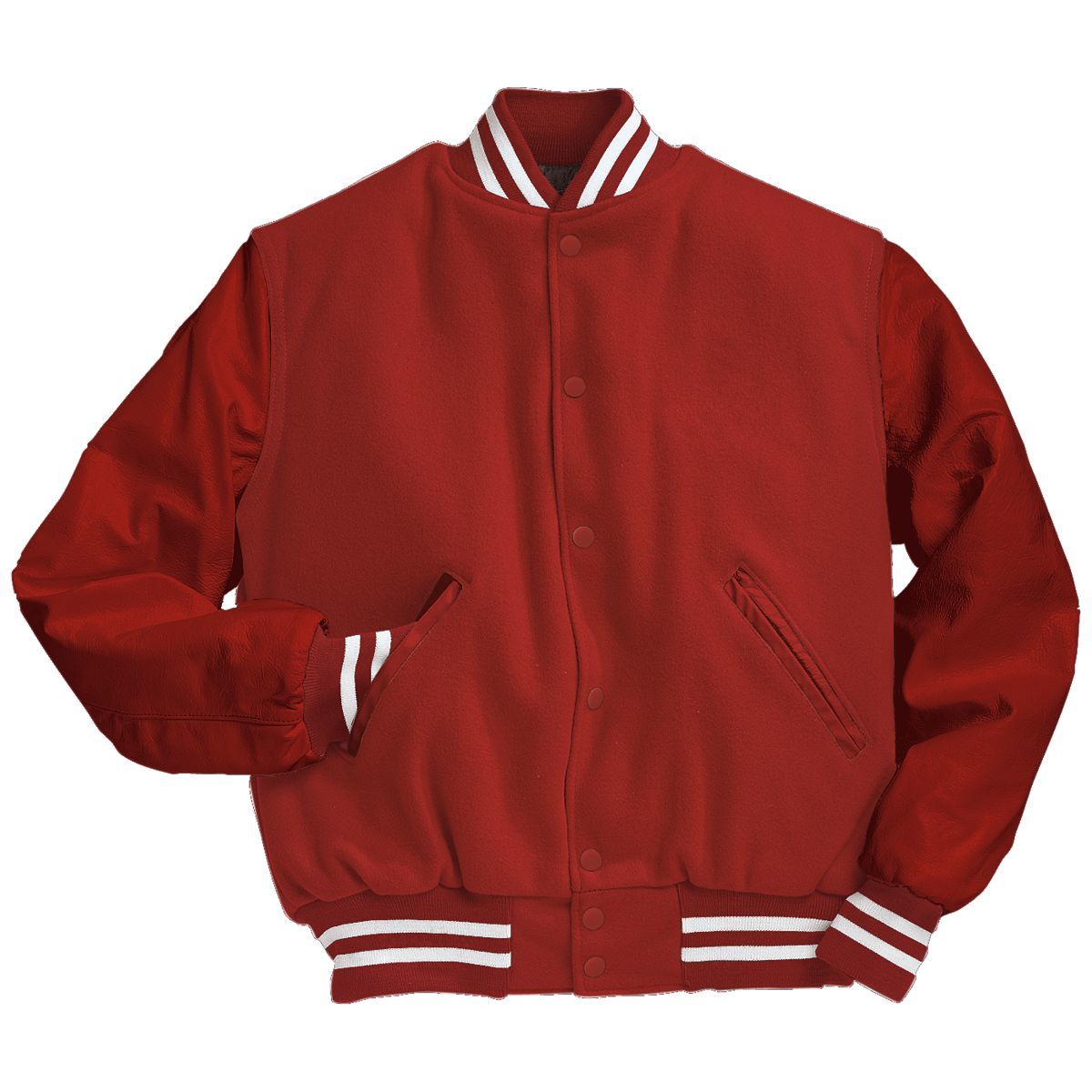 224183 Holloway Varsity Wool Jacket - Back Image