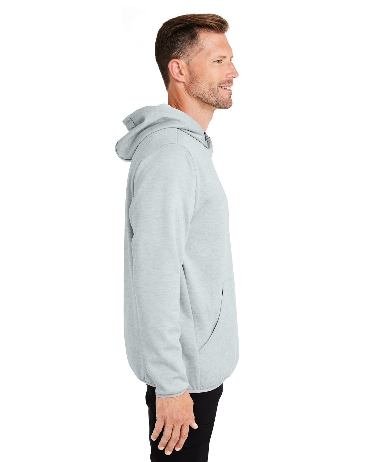H130093 HUK Mens Performance Hooded Fleece Pullover - Siide Image