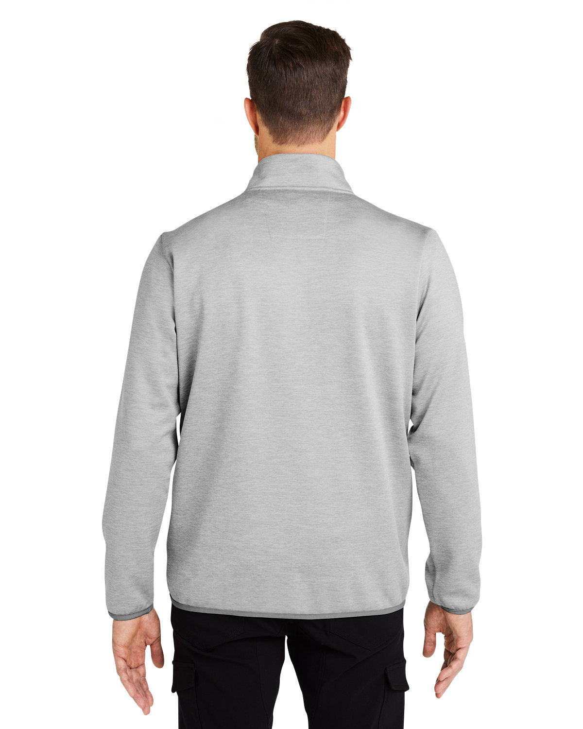 H130098 HUK Mens Cold Front Quarter-Zip - Back Image