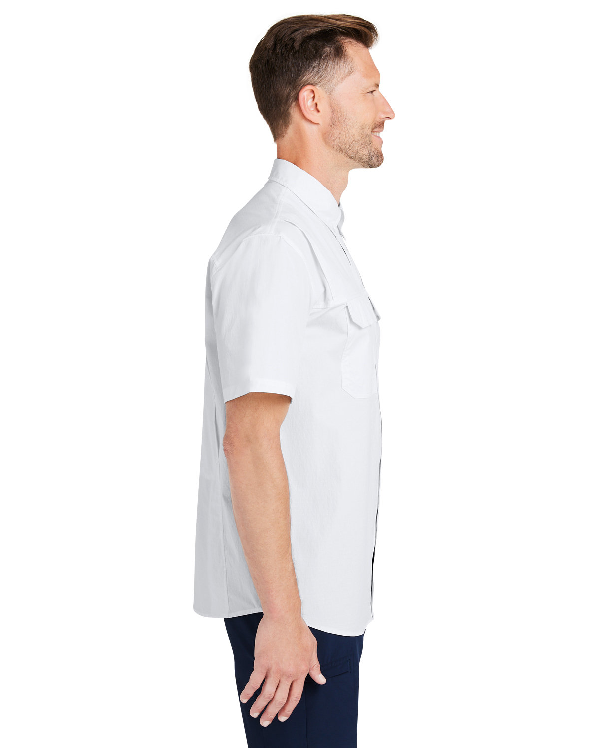 H150183 HUK Mens Creekbed Short Sleeve Shirt - Siide Image
