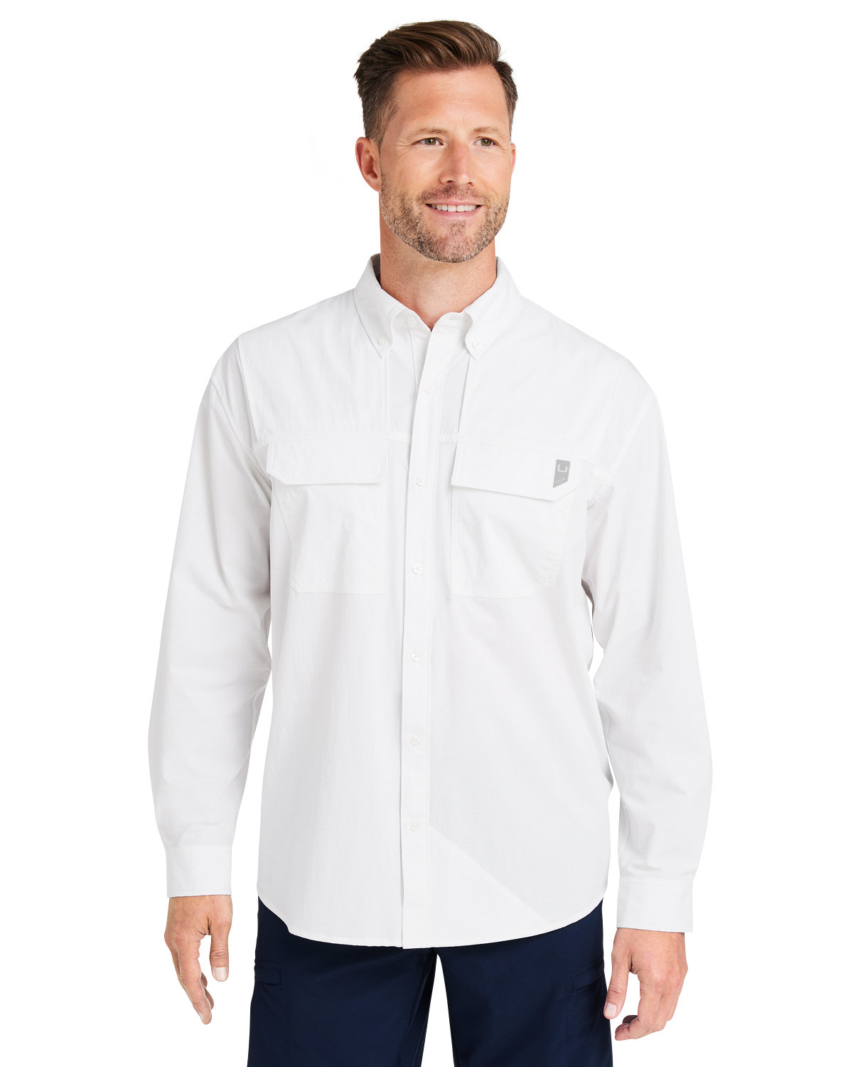 H150184 HUK Mens Creekbed Long Sleeve Shirt