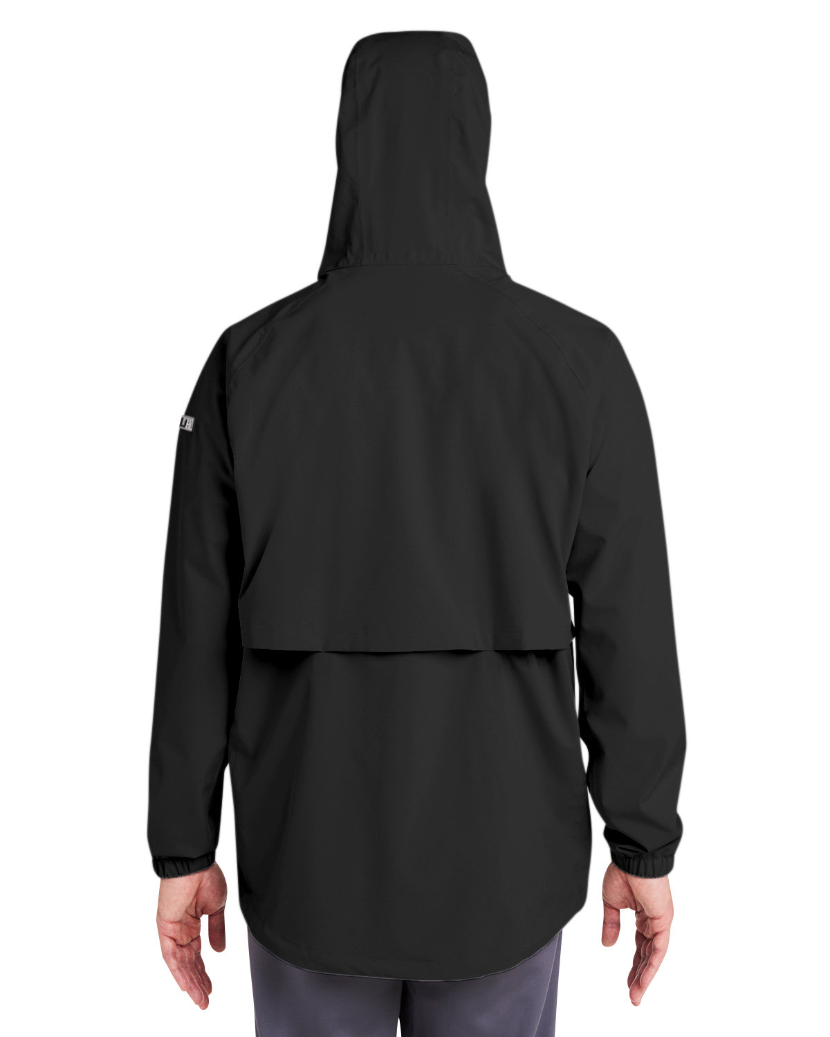 H400148 HUK Mens Rover Rain Jacket - Back Image