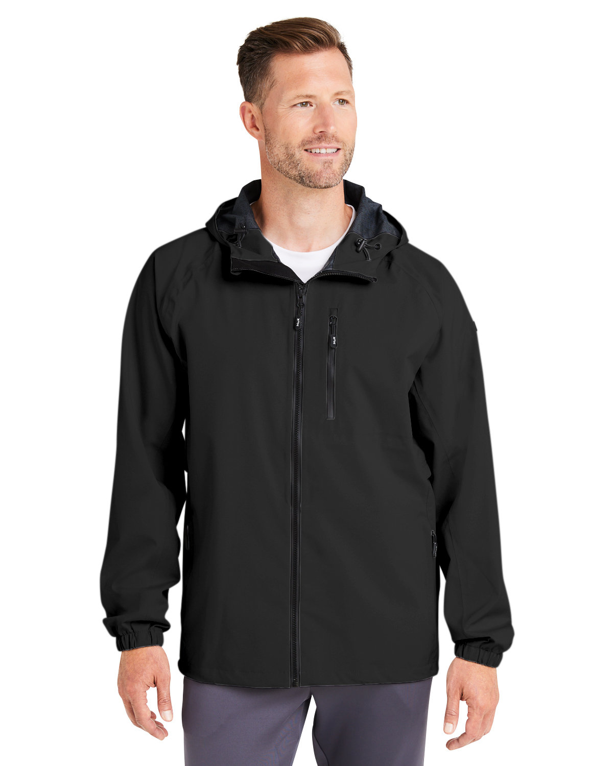 H400148 HUK Mens Rover Rain Jacket