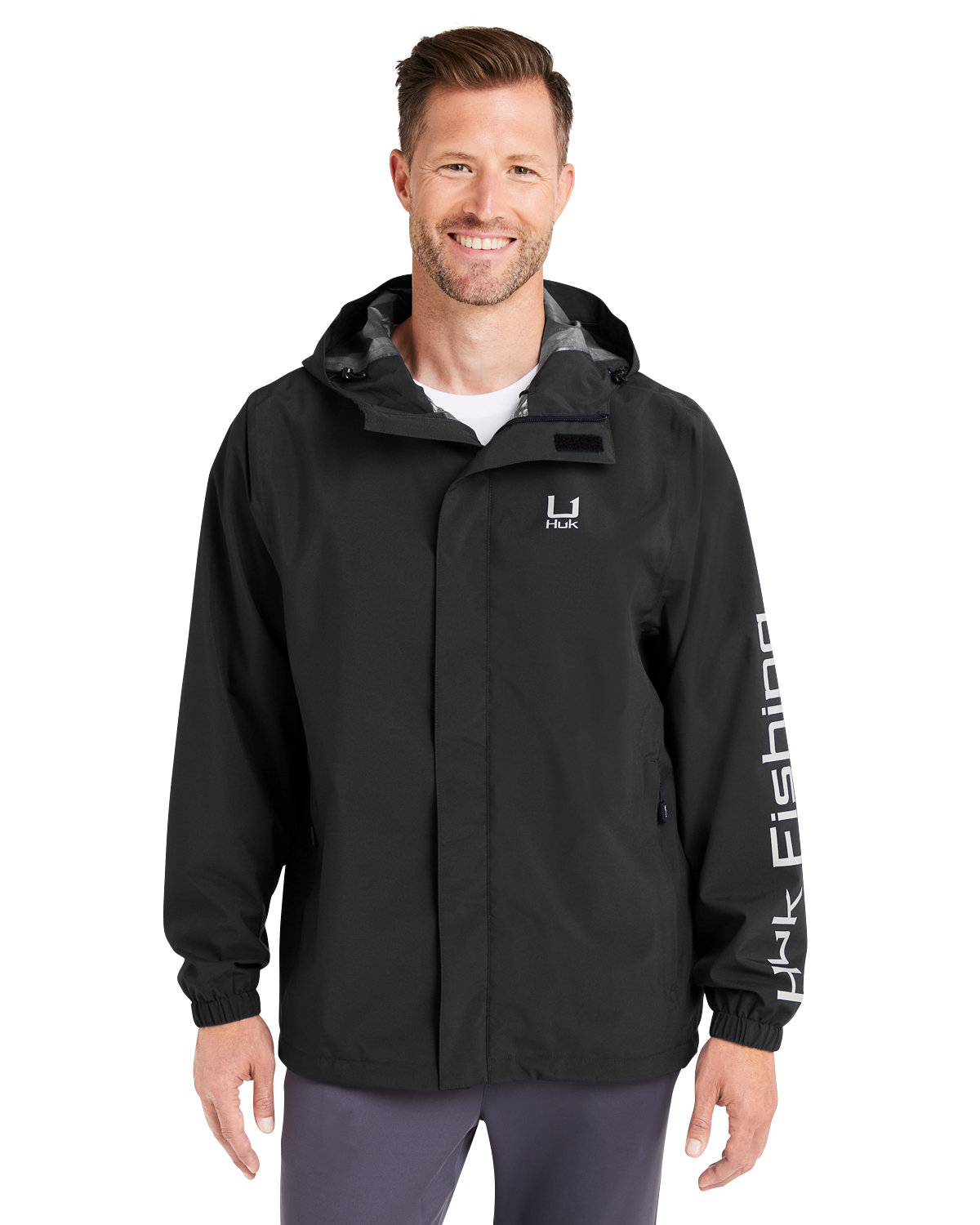 H400159 HUK Mens Storm Rain Jacket