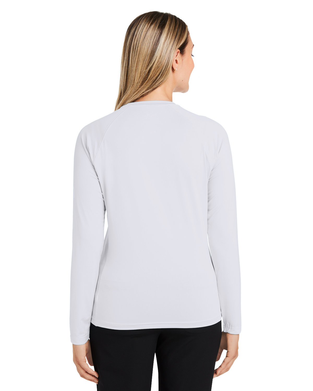 H612L04 HUK Ladies Pursuit Long-Sleeve T-Shirt - Back Image