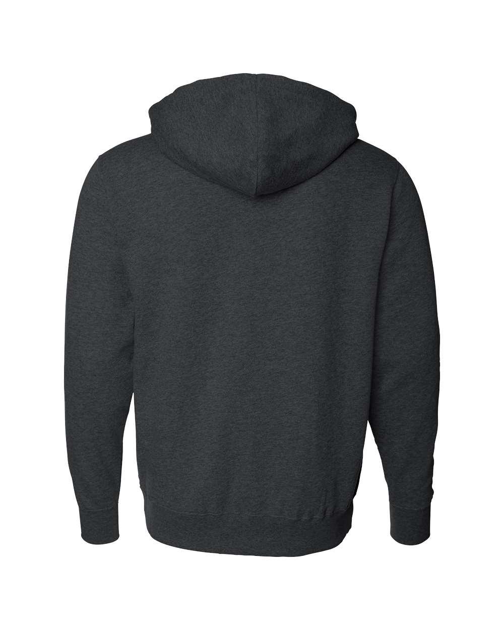 AFX4000Z Independent Trading Co. Full-Zip Hooded Sweatshirt - Back Image