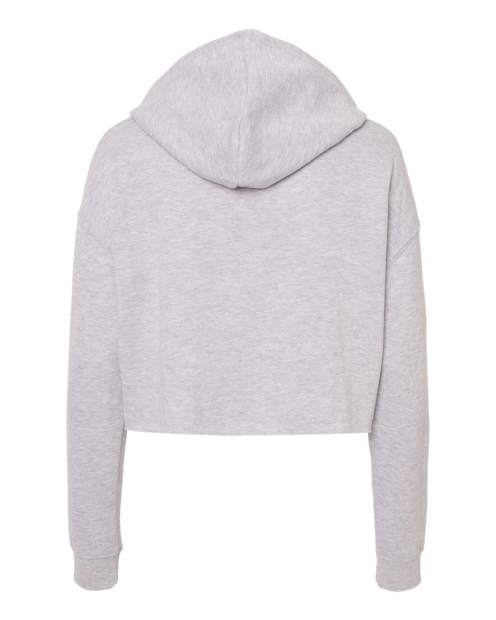 AFX64CRP Independent Trading Co. Women’s Lightweight Cropped Hooded Sweatshirt AFX64CRP Independent Trading Co. Women’s Lightweight Cropped Hooded Sweatshirt - Back Image
