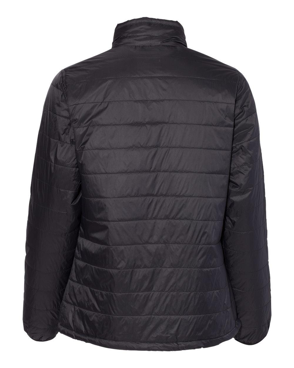 EXP200PFZ Independent Trading Co. Womens Puffer Jacket - Back Image