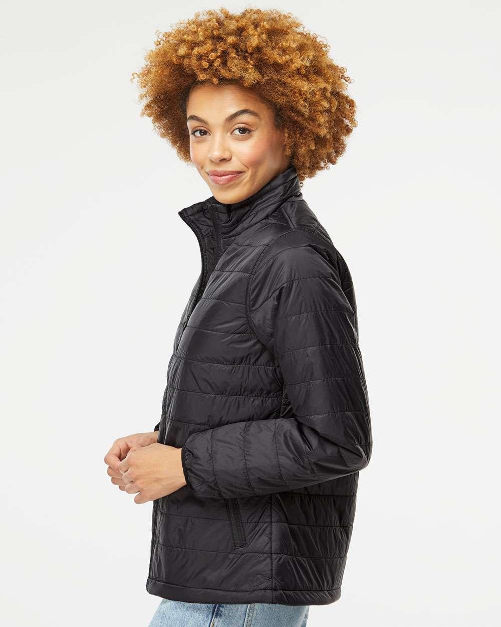 EXP200PFZ Independent Trading Co. Womens Puffer Jacket - Siide Image