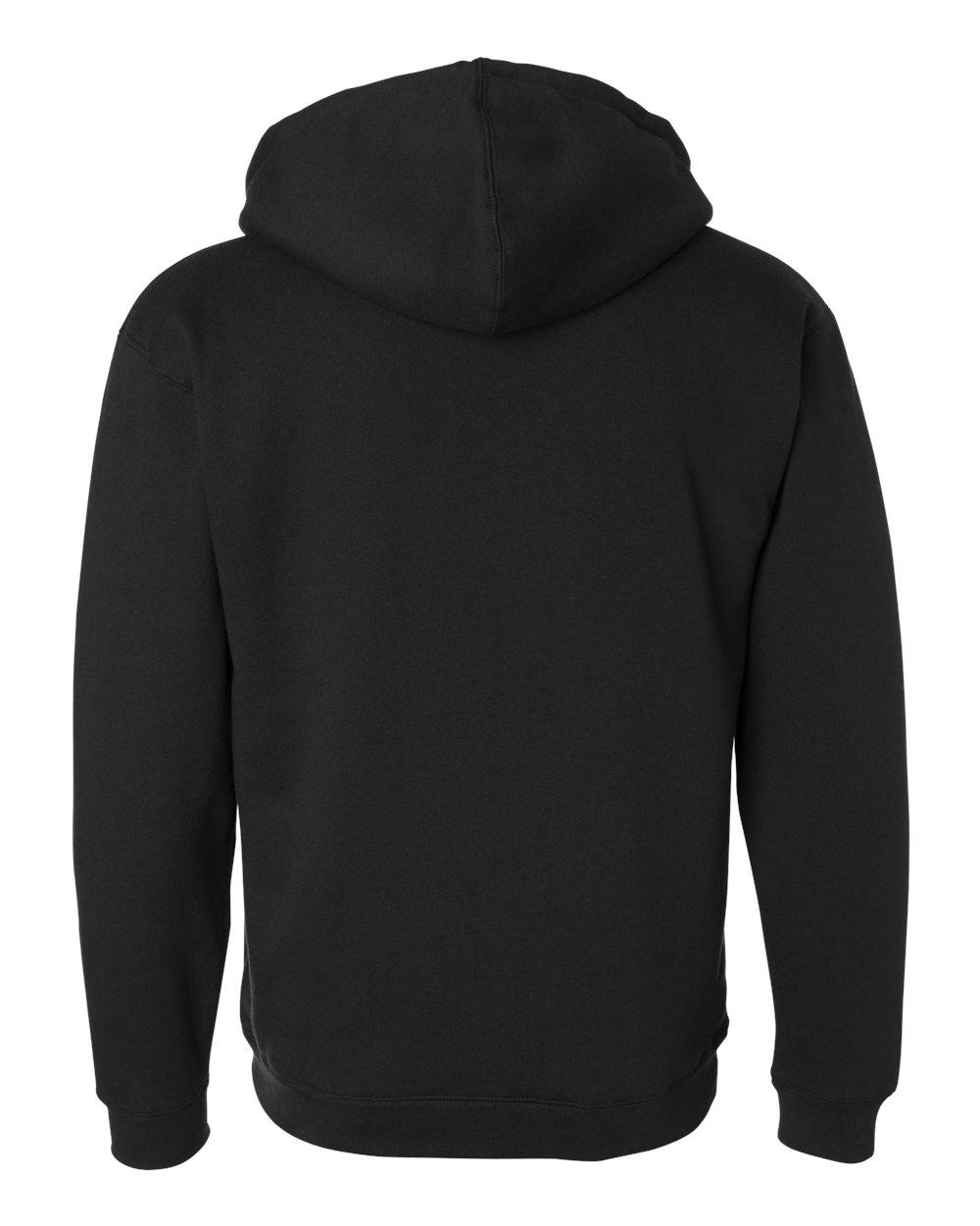 EXP40SHZ Independent Trading Co. Sherpa-Lined Full-Zip Hooded Sweatshirt - Back Image