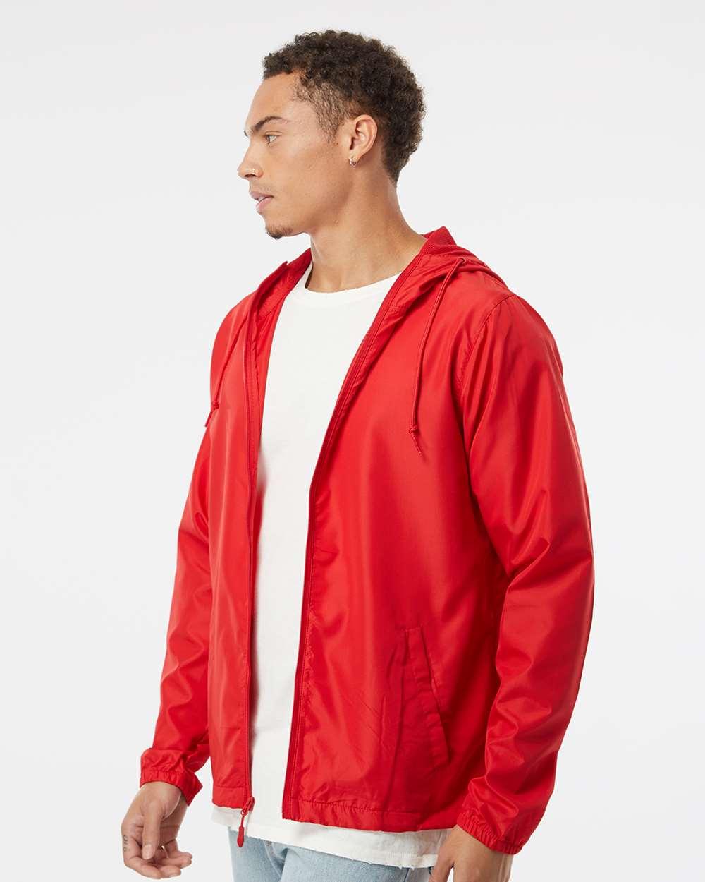 EXP54LWZ Independent Trading Co. Unisex Lightweight Windbreaker Full-Zip Jacket - Siide Image