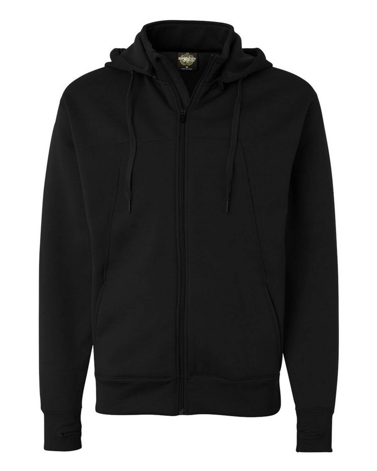EXP80PTZ Independent Trading Co. Poly-Tech Full-Zip Hooded Sweatshirt
