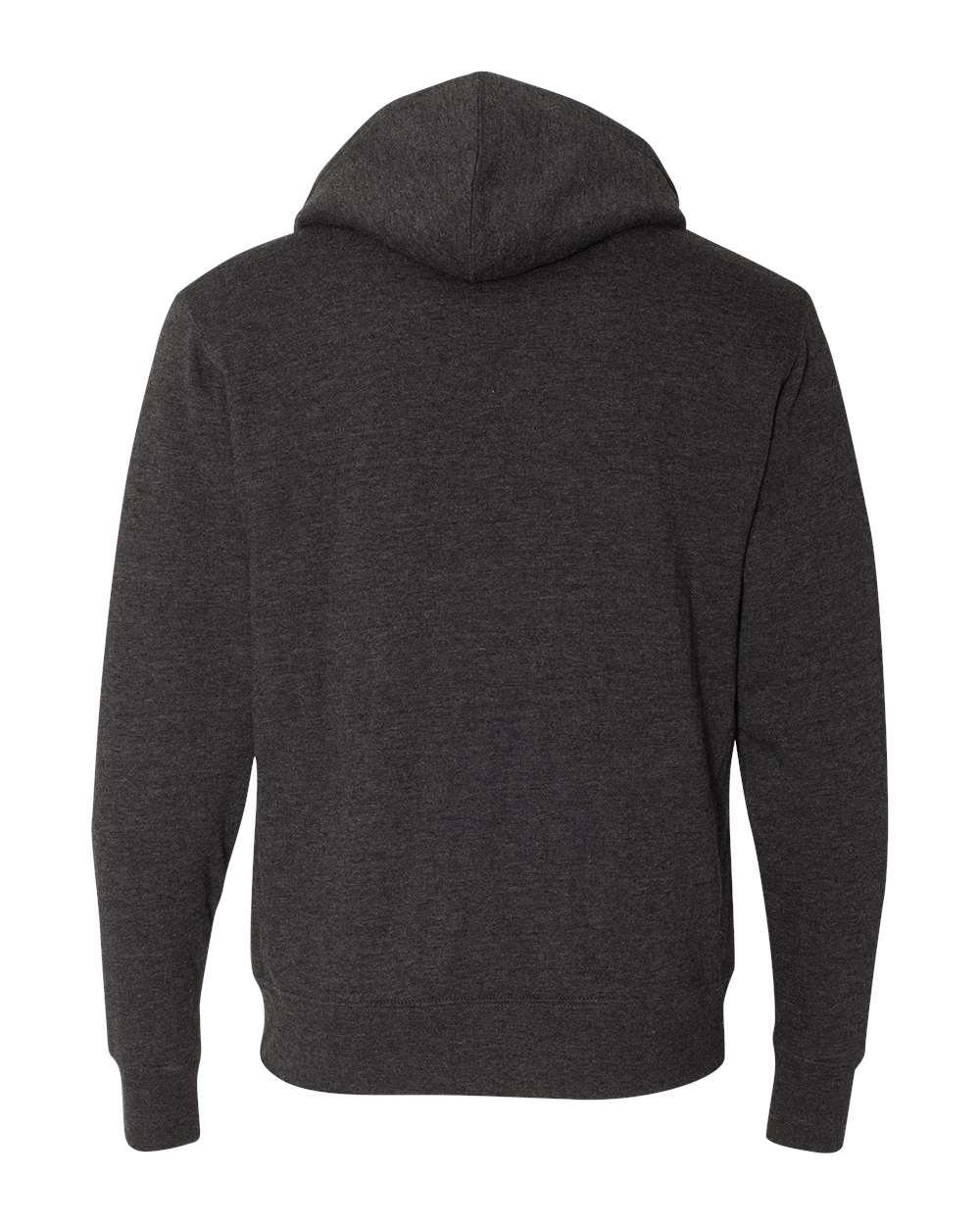 EXP90SHZ Independent Trading Co. Unisex Sherpa-Lined Hooded Sweatshirt - Back Image