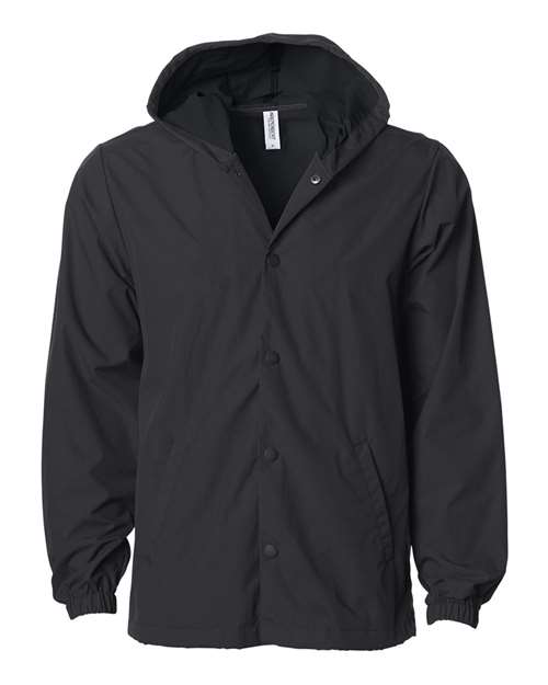 EXP95NB Independent Trading Co. Water-Resistant Hooded Windbreaker EXP95NB Independent Trading Co. Water-Resistant Hooded Windbreaker