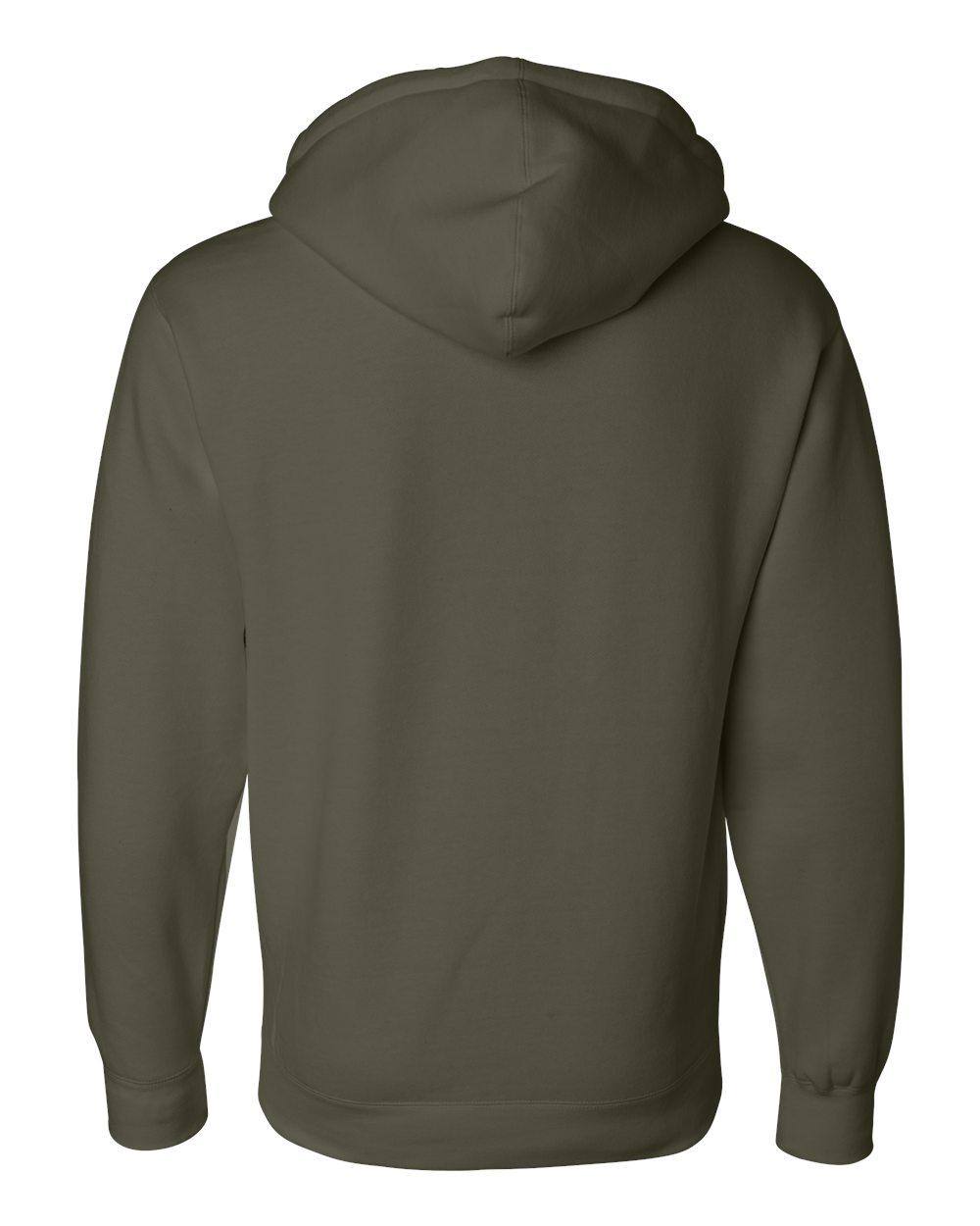 IND4000 Independent Trading Co. Heavyweight Hooded Sweatshirt - Back Image
