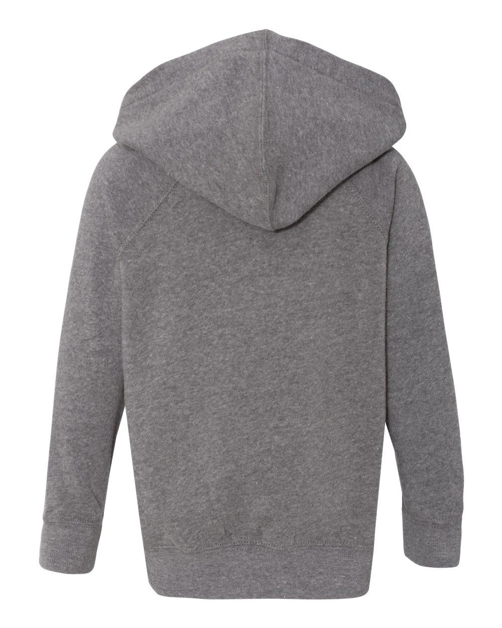 PRM10TSB Independent Trading Co. Toddler Special Blend Raglan Hooded Sweatshirt - Back Image