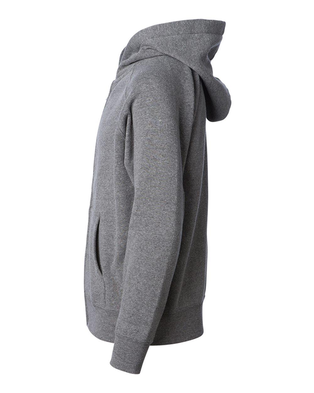 PRM15YSBZ Independent Trading Co. Youth Lightweight Special Blend Raglan Zip Hood - Siide Image