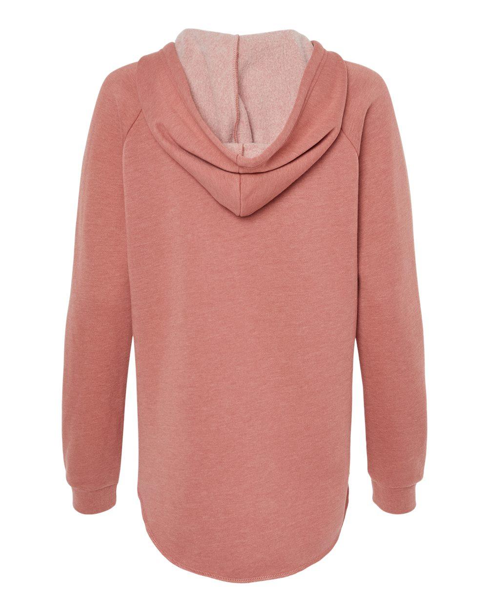 PRM2500 Independent Trading Co. Women’s Lightweight California Wave Wash Hooded Sweatshirt PRM2500 Independent Trading Co. Women’s Lightweight California Wave Wash Hooded Sweatshirt - Back Image