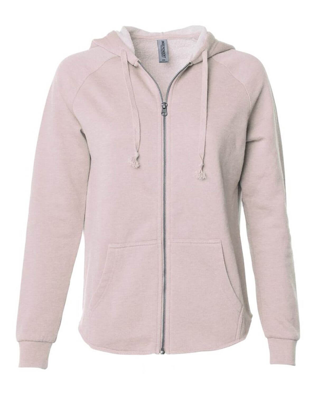 PRM2500Z Independent Trading Co. Womens California Wave Wash Full-Zip Hooded Sweatshirt