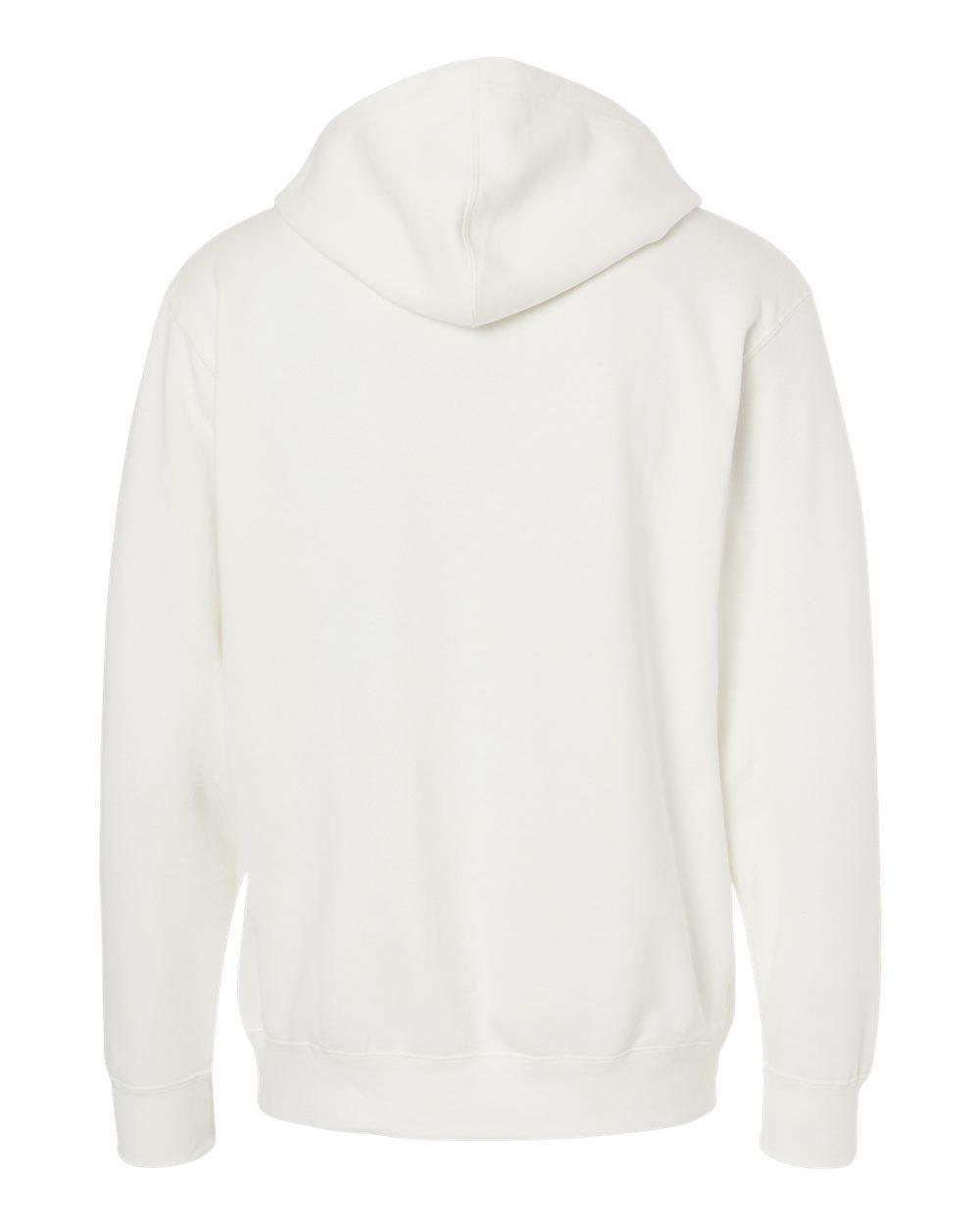 PRM4500 Independent Trading Co. Unisex Midweight Pigment-Dyed Hooded Sweatshirt - Back Image